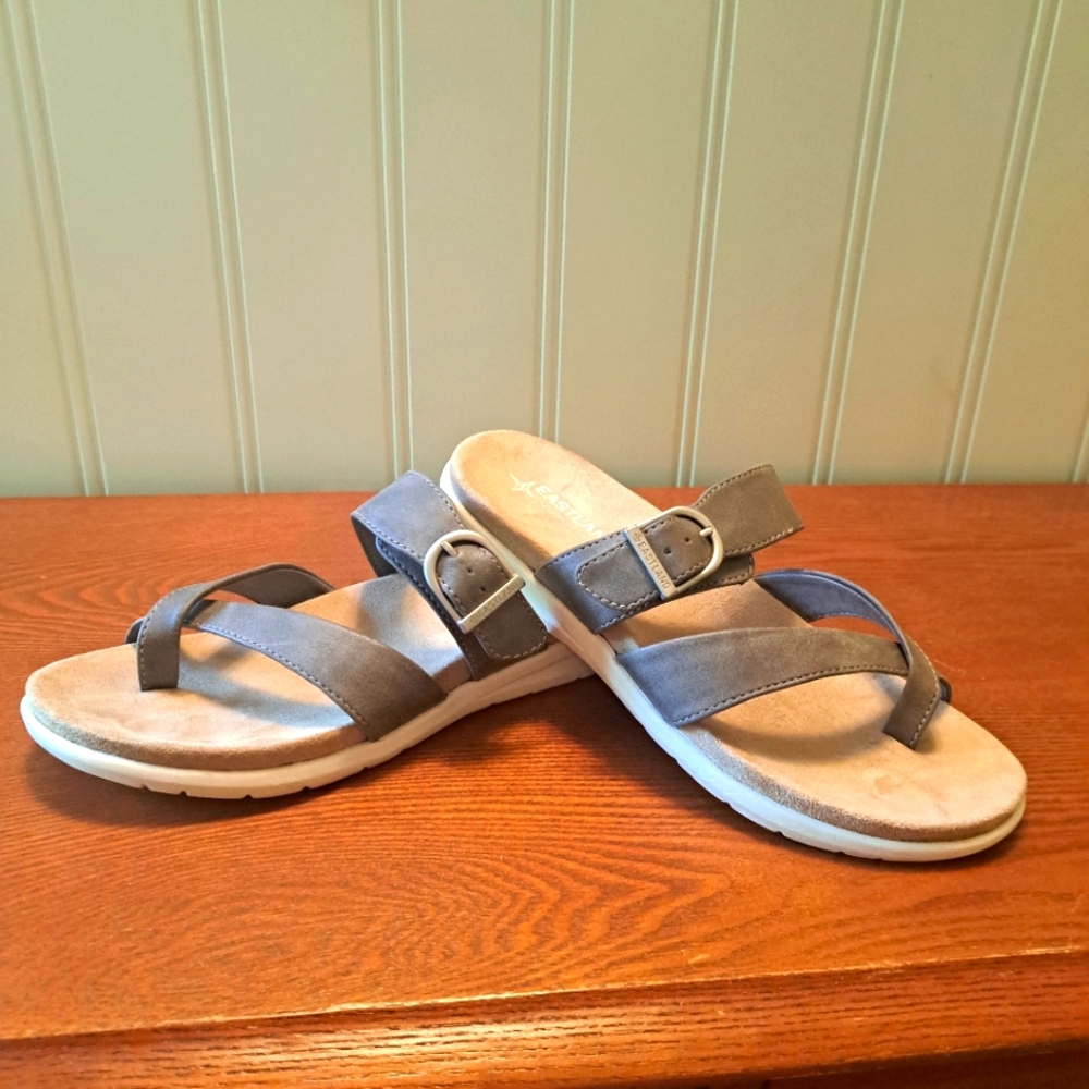 Eastland Sienna sandal, grey, size 8.  Like new.